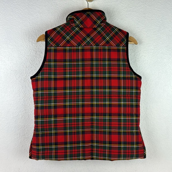 New nwt J.Crew Tartan Plaid Mountain Puffer Vest small - Picture 13 of 13